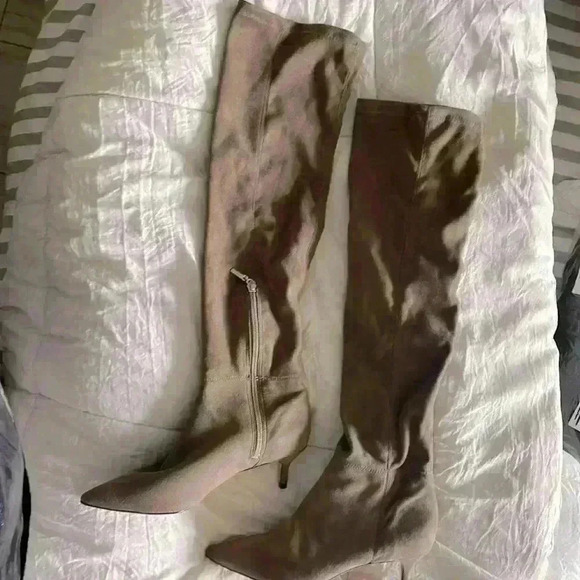 SCHUTZ New In Box & Duster Bag included Sz 6 OTK Suede boots - Picture 1 of 12